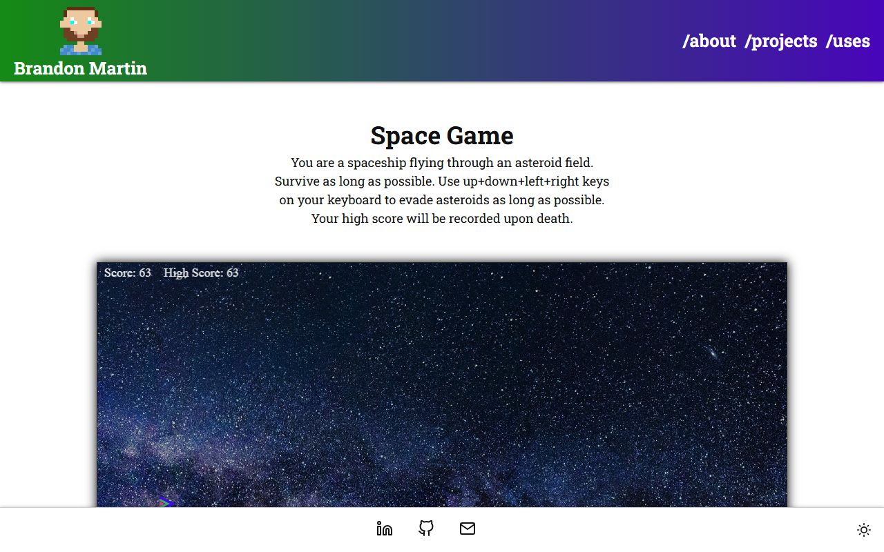 Space Game screenshot