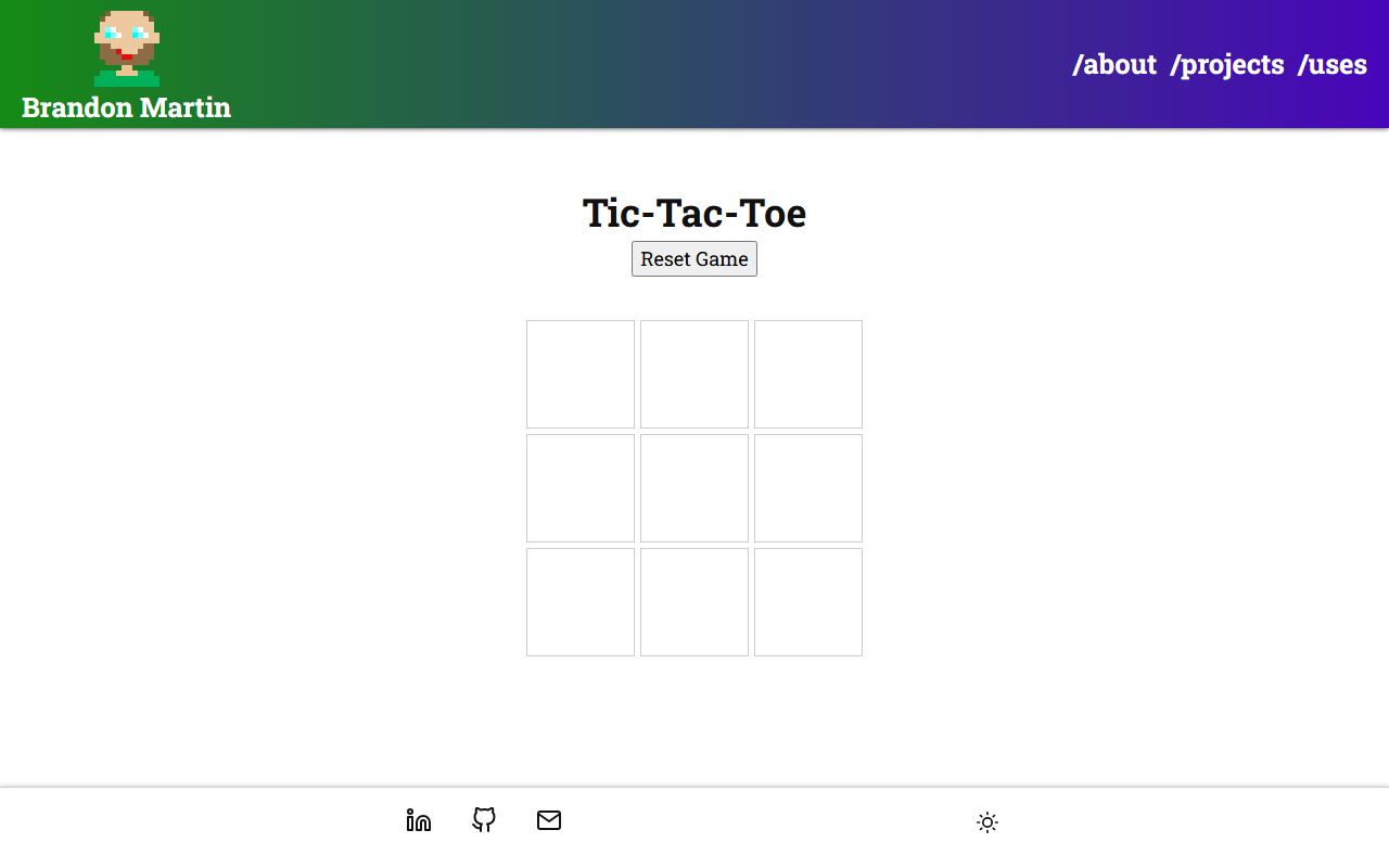 Tic-Tac-Toe screenshot
