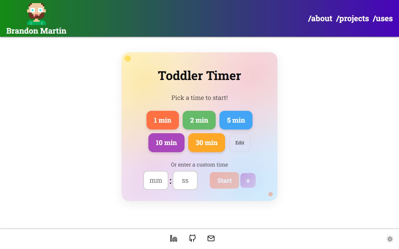 Toddler Timer screenshot